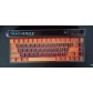 Zhongli 104+24 PBT Dye-subbed Keycaps Set for Cherry MX Mechanical Gaming Keyboard Black